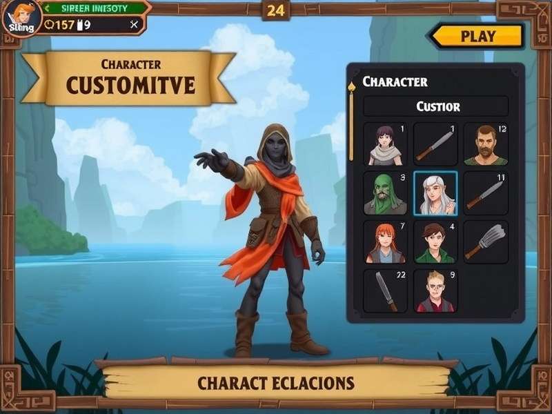 Adventure River King Character Customization